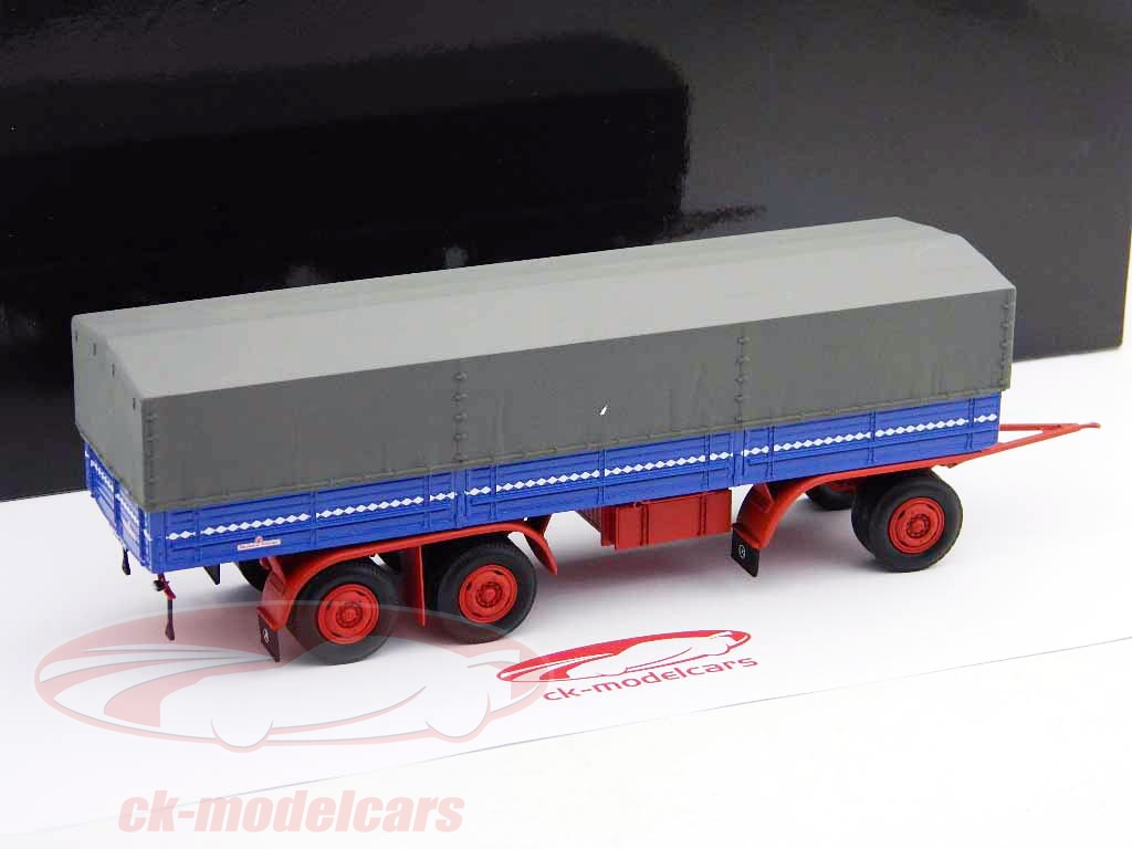Minichamps 1:43 – Bussing 8000S + Remorque Kaessbohler (toile) – 1953, Wandt Spedition
