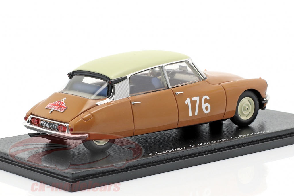 Décalcomanies 1:43 Citroën DS Monte Carlo 1959 #352 – René Trautmann/Richard, Neuves, Fabrication Française