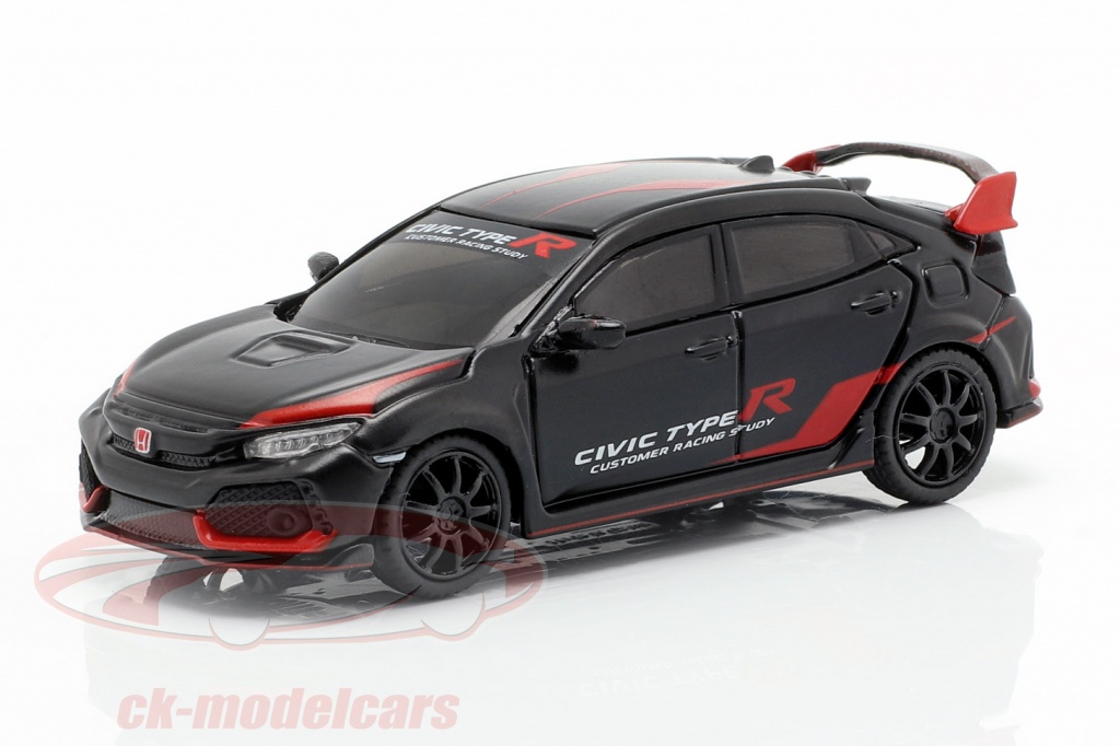 Honda Civic Type R (FK8) LHD Customer Racing Study black / red 1:64 TrueScale