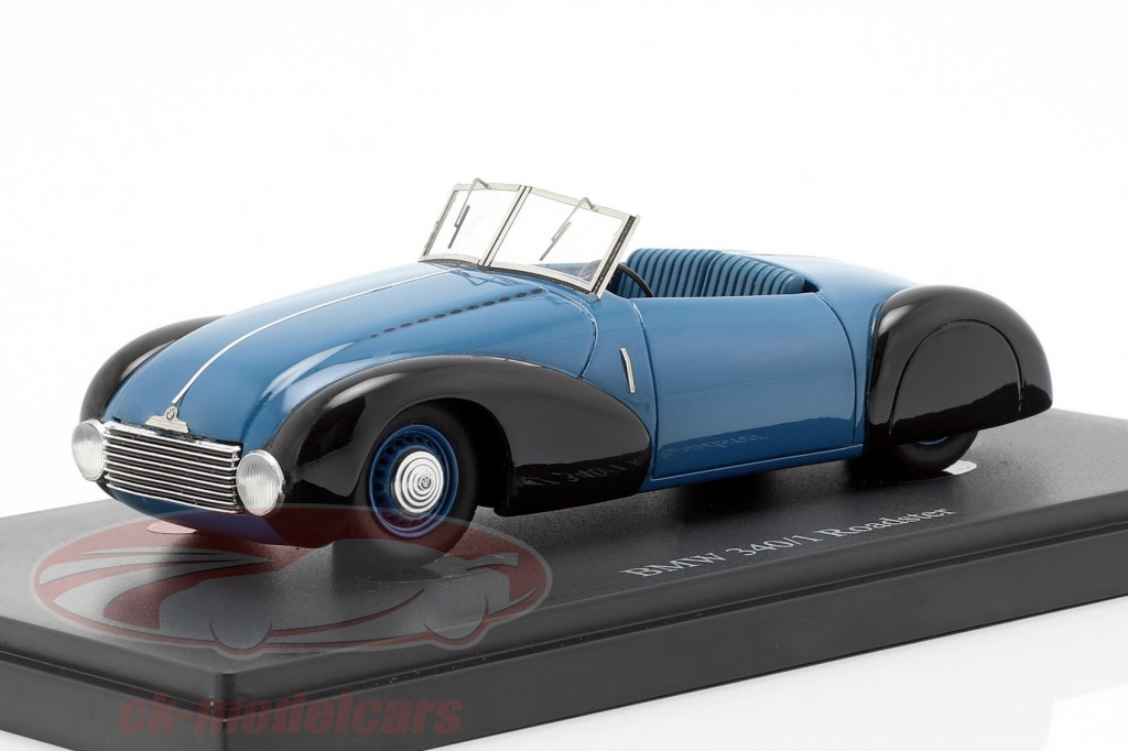 BMW 340/1 roadster année de construction 1949 bleu / noir 1:43 AutoCult