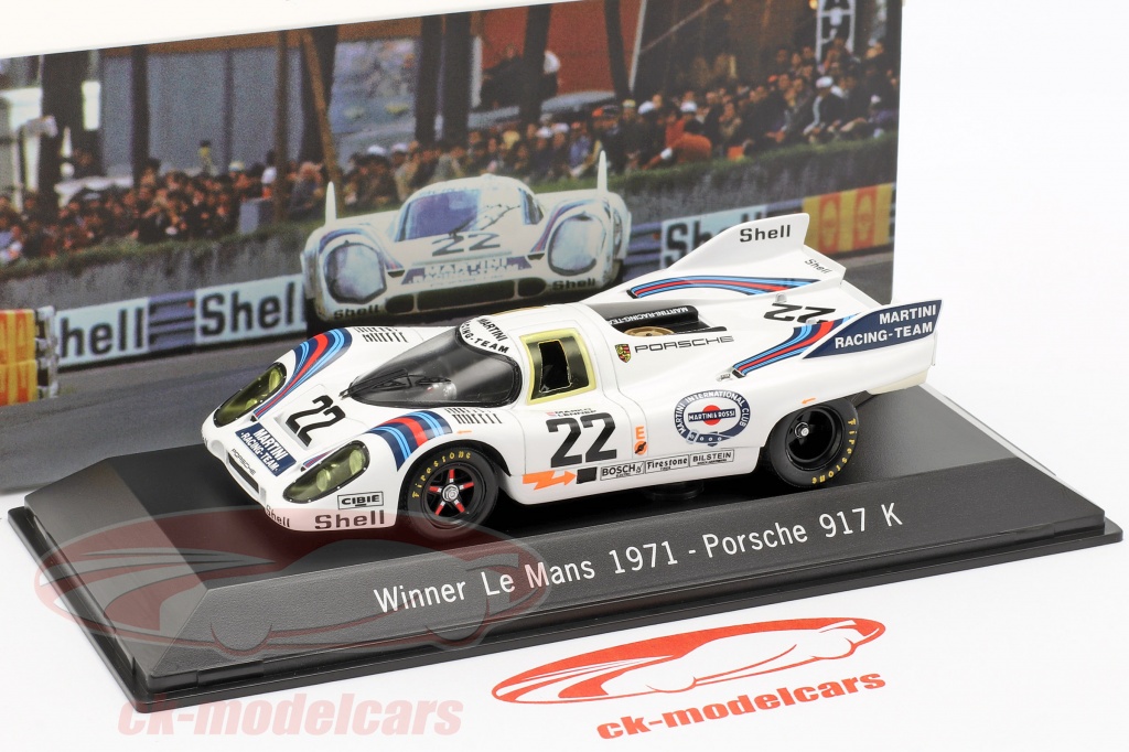 Miniature 1:18 KK-SCALE Porsche 917K Martini N°22 – Vainqueur Le Mans 1971