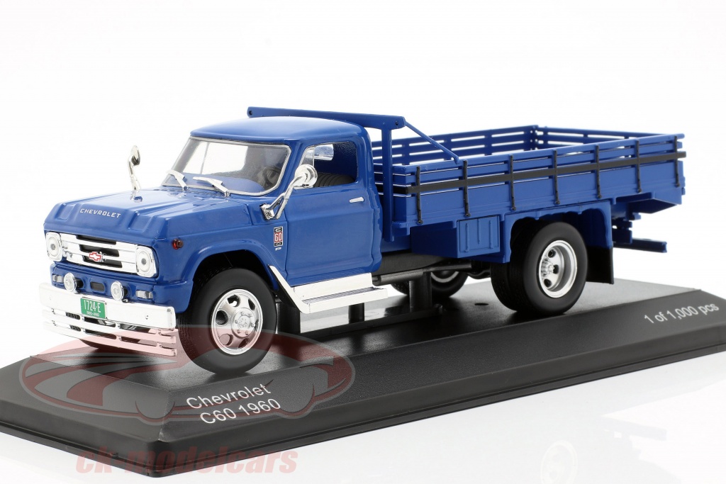 Chevrolet C60 caminhão ano de construção 1960 azul 1:43 WhiteBox