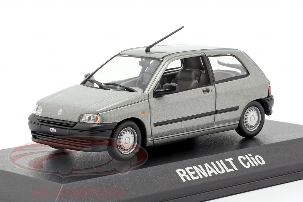 Renault Clio anno di costruzione 1990 grigio metallico 1:43 Norev