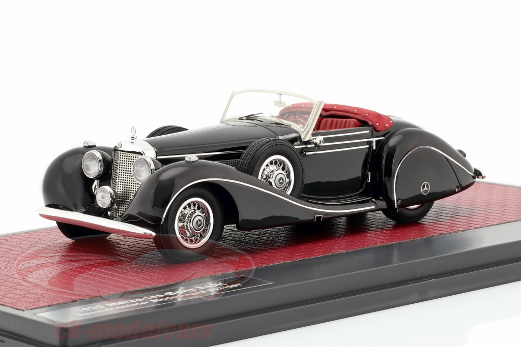 Mercedes-Benz 540K Special Roadster Sindelfingen year 1939 black 1:43 Matrix