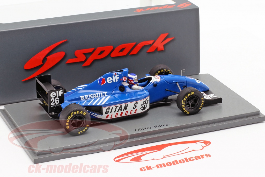 Figurine F1 1994 Olivier Panis Ligier JS39B - Pièce Unique Peinte à La Main 1/43