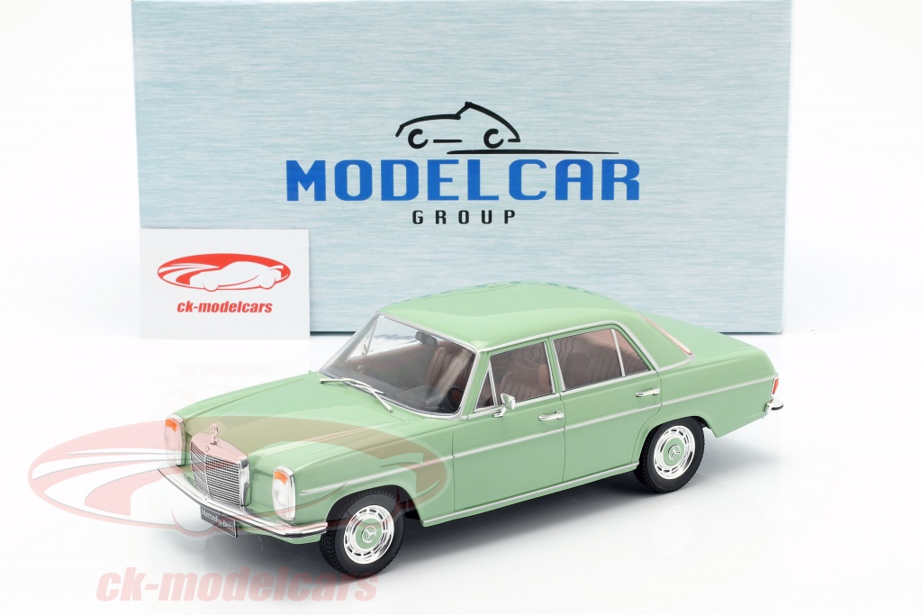 Modelcar Group 1 18 Mercedes Benz 220d 8 W115 Year 1972 Light Green Mcg18116 Model Car Mcg18116 4052176841211