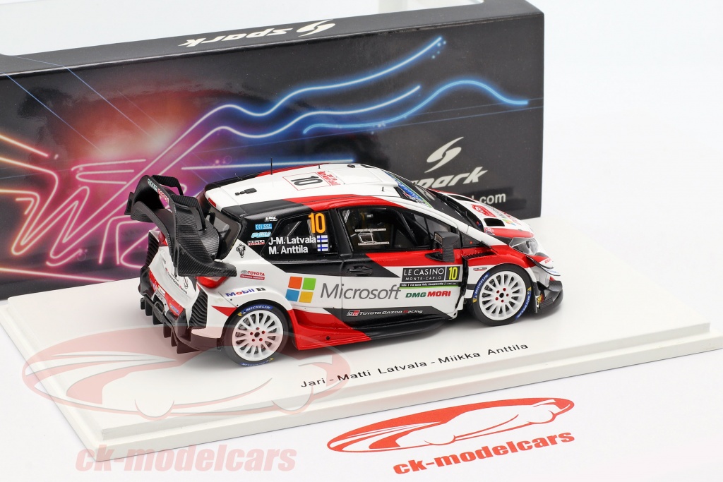 1:43 Spark S5163 Toyota Yaris WRC Latvala rally Monte Carlo