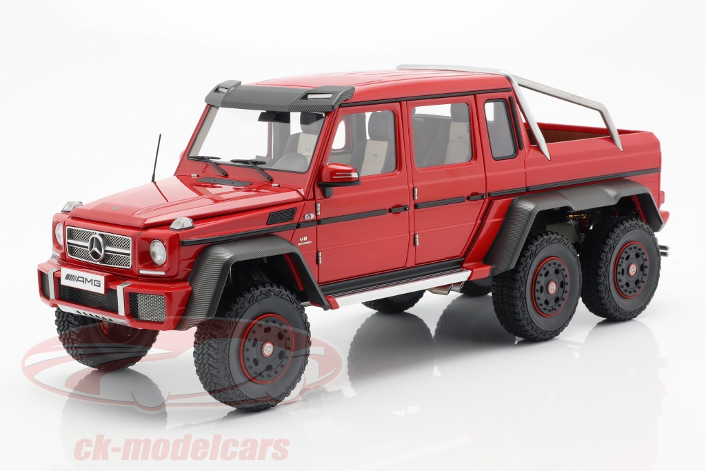 Autoart 118 Mercedes Benz G63 Amg 6x6 Year 2013 Red 76304