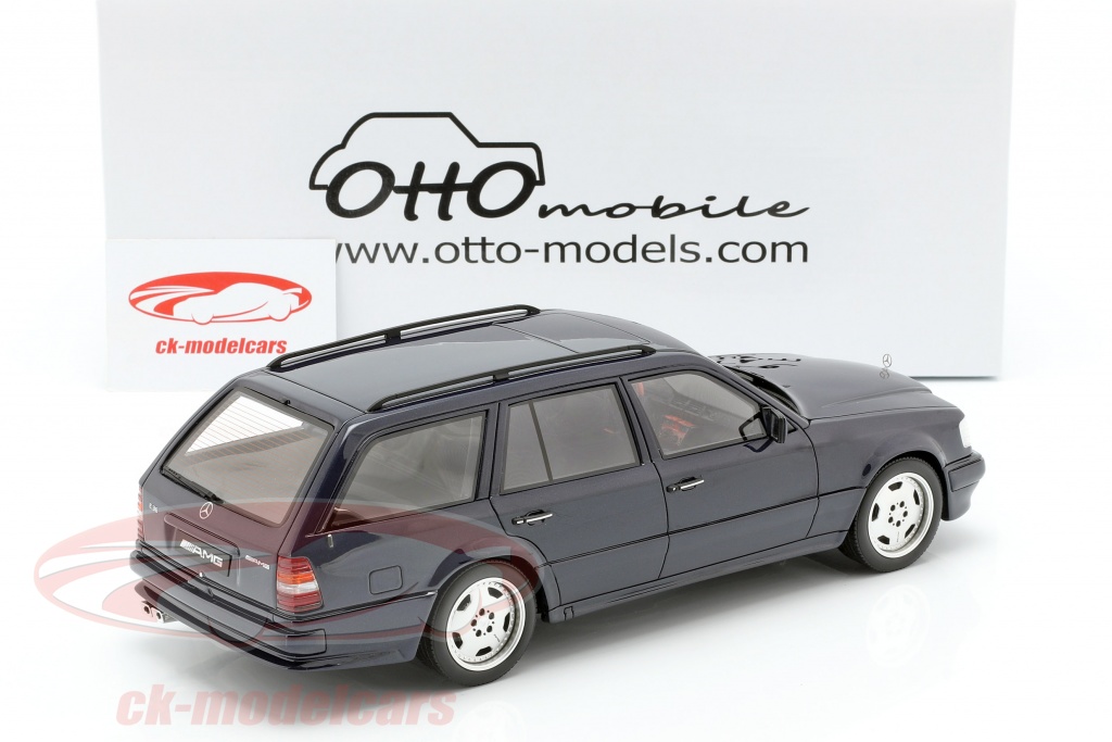 MB Mercedes Benz S 124 AMG - light blue pearl - Mortal 1:64