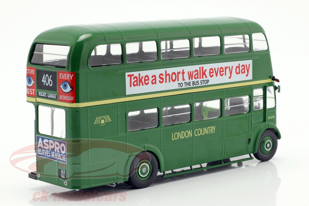 AUTOBUS / CAR Aec Regent Iii Open Top De 1952 Hachette 1/43 Tbe EUR 19