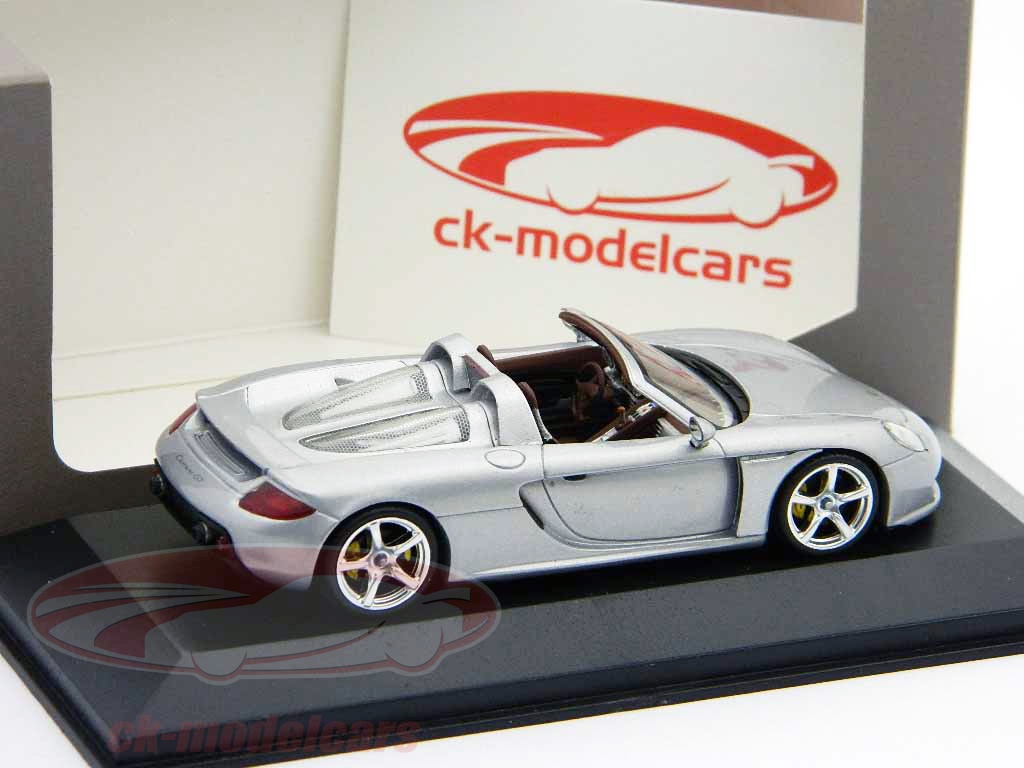 Miniatura De Colección Carrera GT 2003 De MAXICHAMPS – Modelo 1:43 En Color Plata, Para Adultos Y Coleccionistas