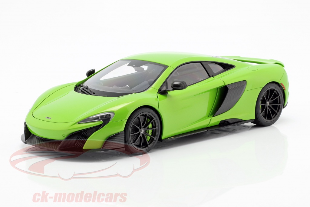 Autoart 1 18 Mclaren 675lt Year 2016 Green 76049 Model Car 76049