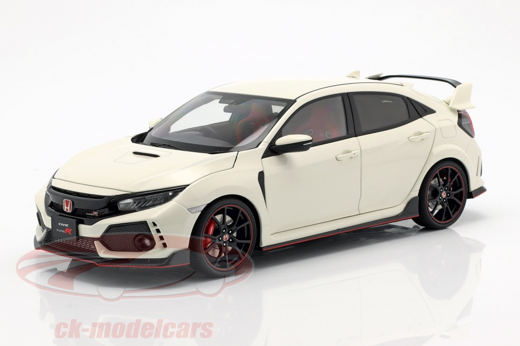 Autoart 1 18 Honda Civic Type R Fk8 Anno Di Costruzione 17 Bianco Modello Auto