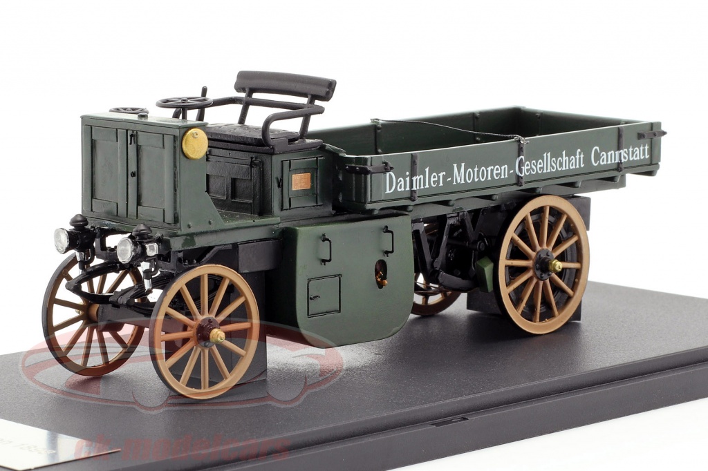 Daimler Motor-Lastwagen Bouwjaar 1898 donkergroen 1:43 Neo