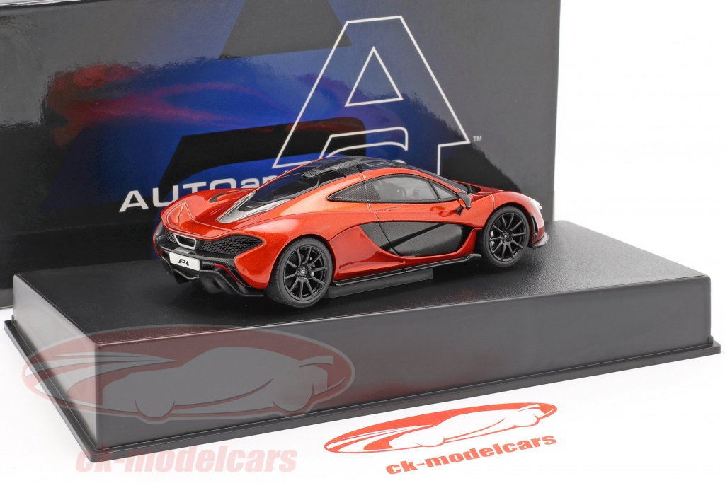 Autoart 1 43 Mclaren P1 Year 2013 Volcano Orange 56012 Model Car