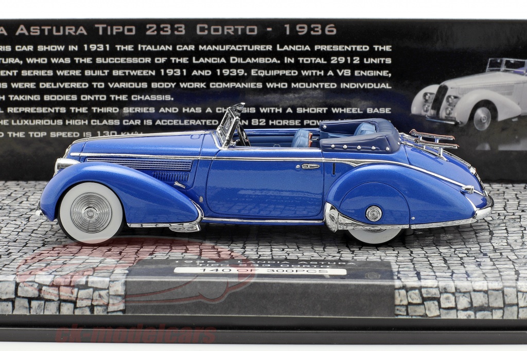 Set 4 Modellini Solido Serie Esclusiva 1:43 - Lancia Astura, Aurelia, Dialoghi, Lybra - Scatola Di Latta
