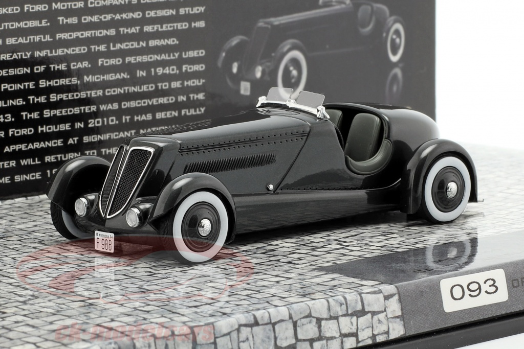 Ford Edsel Special Speedster Année 1934 noir 1:43 Minichamps