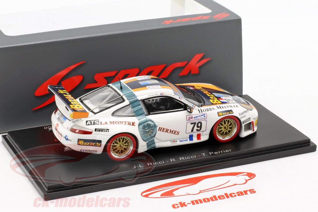 1/43 Spark 2000 Porsche 996 GT3 R No.72 Repsol Racing Engineering 24H Le Mans T. Saldana - G