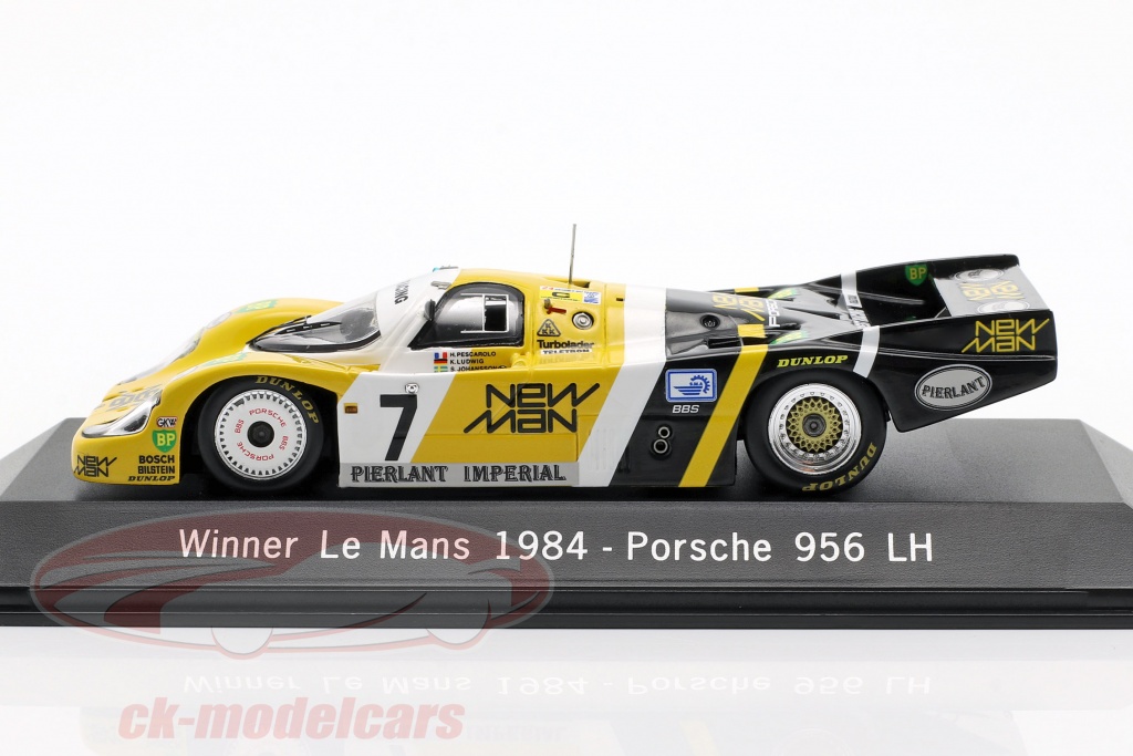 Porsche 956 l talla c le mans winner 1984 #7 New Man Ludwig dc Hachette Spark 1:43 