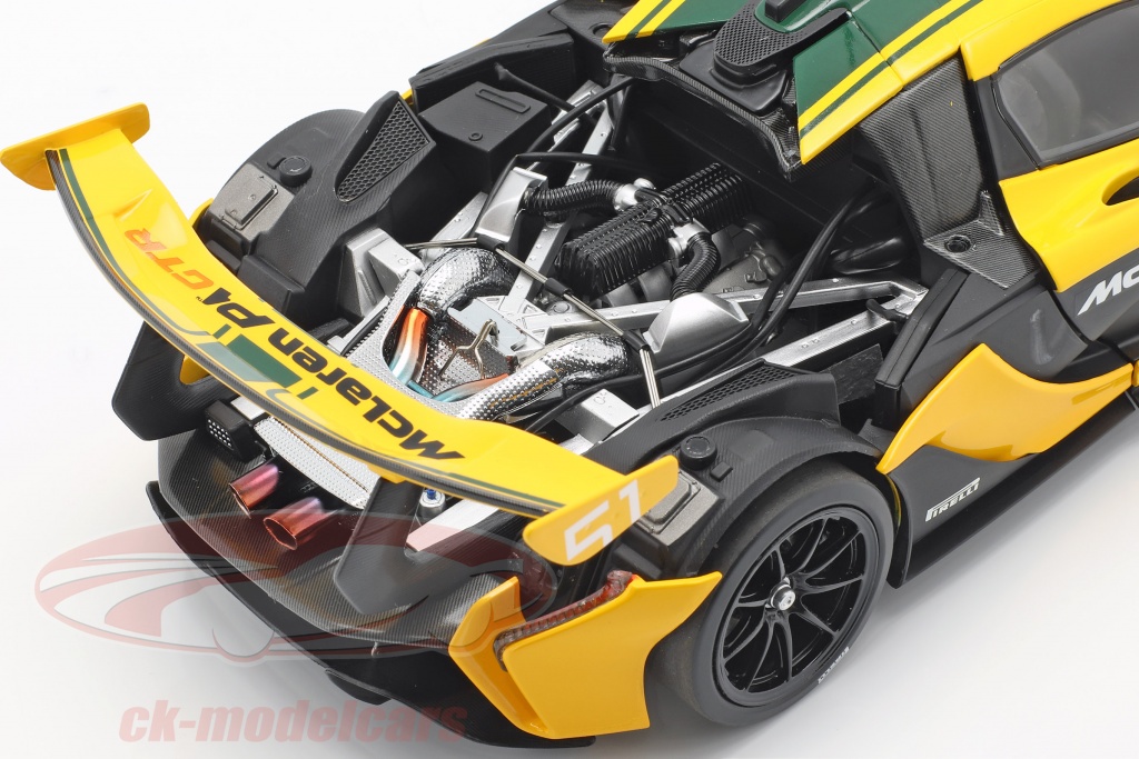 Almost Real 1 18 Mclaren P1 Gtr 51 Motor Show Geneva 2015 Yellow