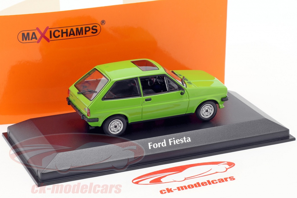 Minichamps 1:43 Ford Fiesta Baujahr 1976 hellgrün 940085100 Modellauto