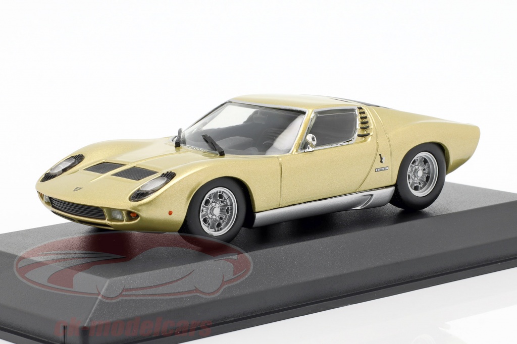 The 1/43 Lamborghini Miura SVJ Roadster from White Box, a review by