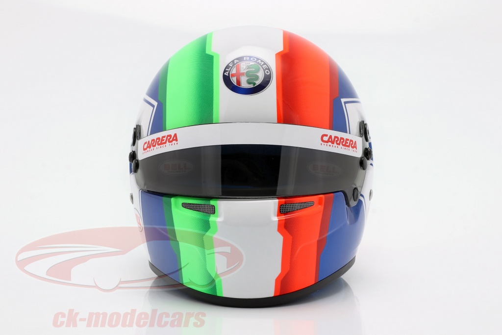 Antonio Giovinazzi Alfa Romeo Racing C38 #99 formule 1 2019 casque 1:2 Bell