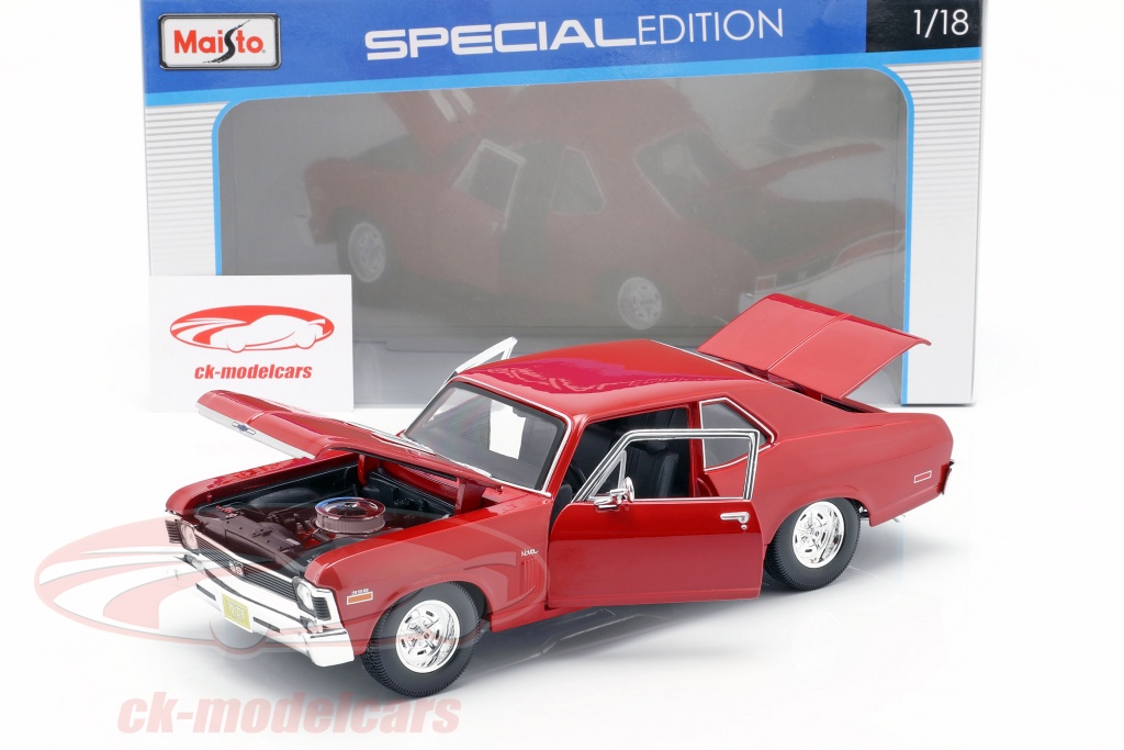 Chevrolet Nova Ss Coupe 1970 Maisto Escala 1/18 | Cuotas sin interés