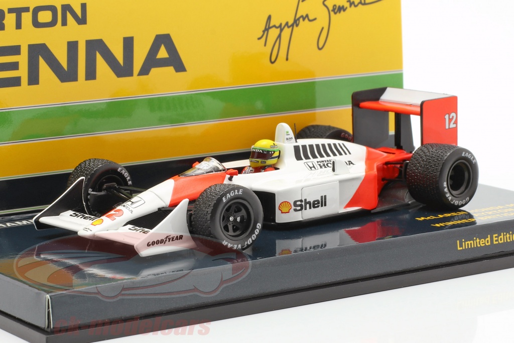 Sports Memorabilia Formula 1 Model Car Senna 12 Mclaren Mp4 4