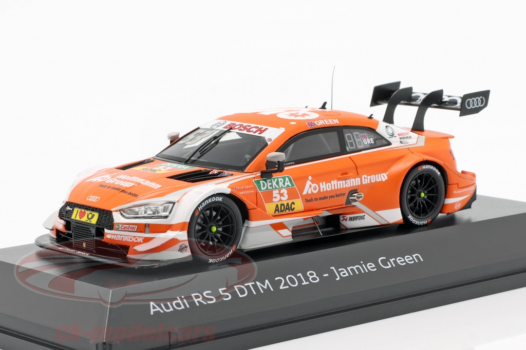 Audi RS 5 DTM #53 DTM 2018 Jamie Green 1:43 Spark