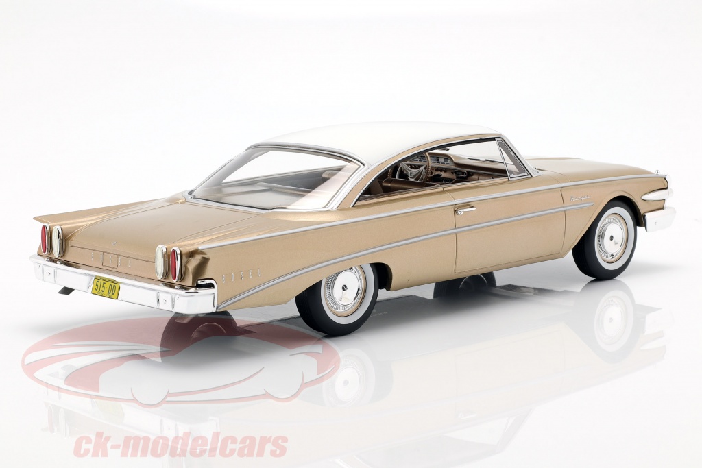 BoS-Models 1:18 Edsel Ranger Hardtop 築 1960 ゴールド / 白 BOS386 モデル 車 ...