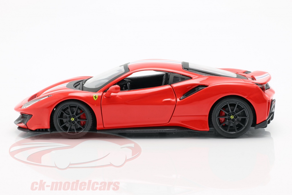 Bburago 1 24 Ferrari 488 Pista Year 2018 Red 18 26026 Model Car 18 bburago-1-24-ferrari-488-pista-year-2018-red-18-26026-model-car-18