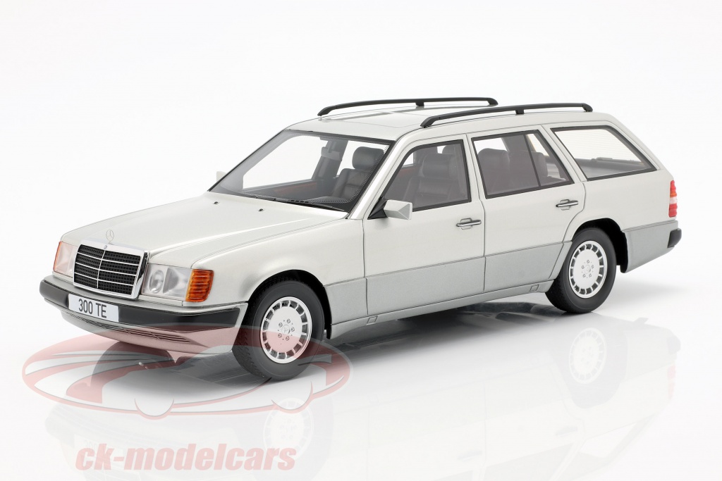 Mercedes-Benz 300 TE S124 year 1990 silver 1:18 BoS-Models