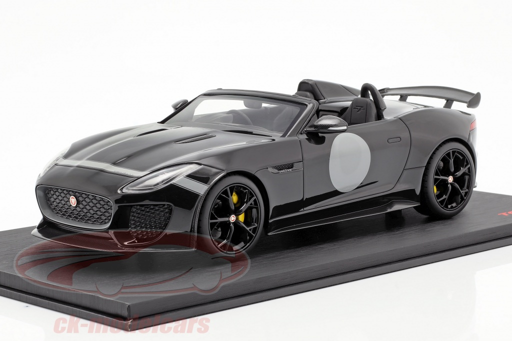 Jaguar F-Type Project 7 year 2015 black 1:18 TrueScale