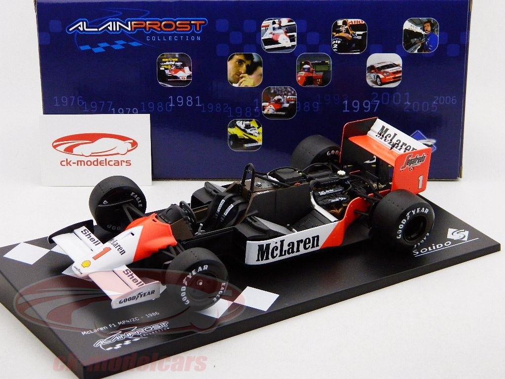ソリド マクラーレンMP4/2C アラン・プロストカーNO.1 1986年ワールド