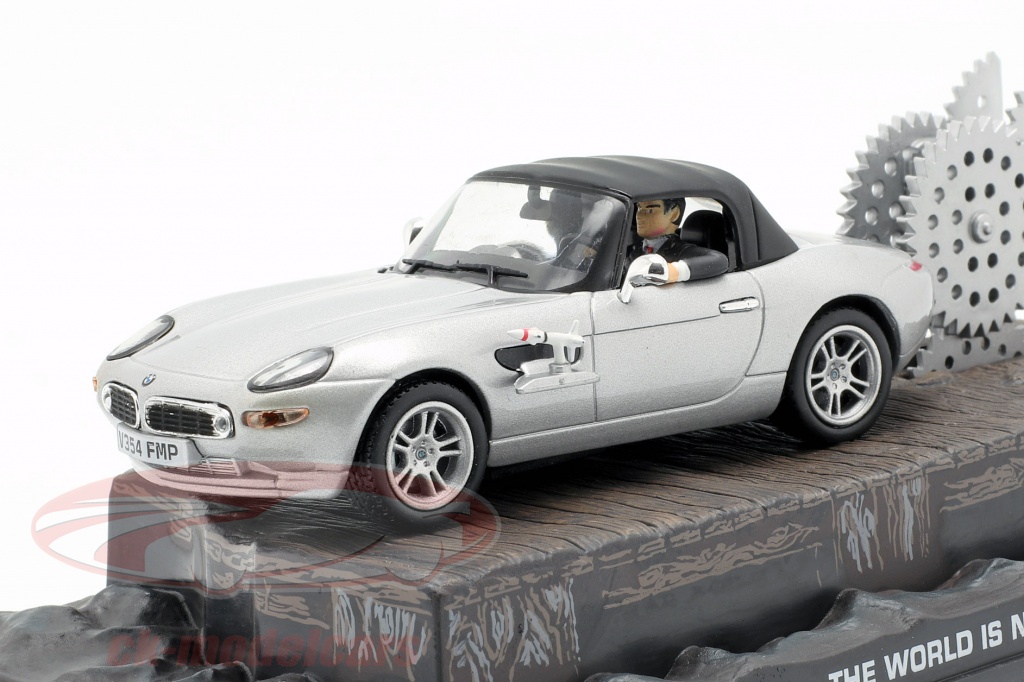 Ixo 1:43 BMW Z8 James Bond Movie Car Die Welt ist nicht genug silber ...