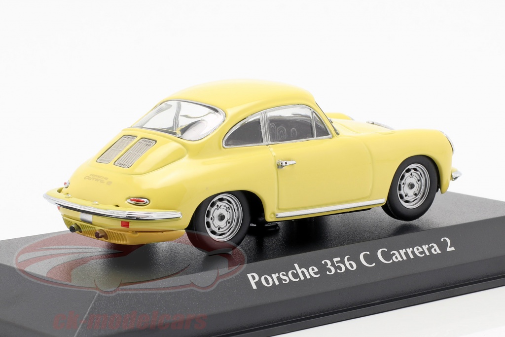 Minichamps 1:43 Porsche 356 C Carrera 2 year 1963 light yellow 940062361  model car 940062361 4012138161177