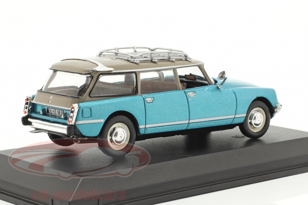 Norev 1/43 Citroën DS 23 Break 1974 - Bleu Delta Metallic - Neuf