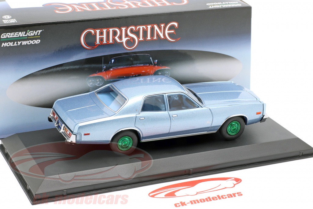 Christine 1958 Plymouth Fury Dirty Version avec phares qui s'allument Auto World métal 1/18