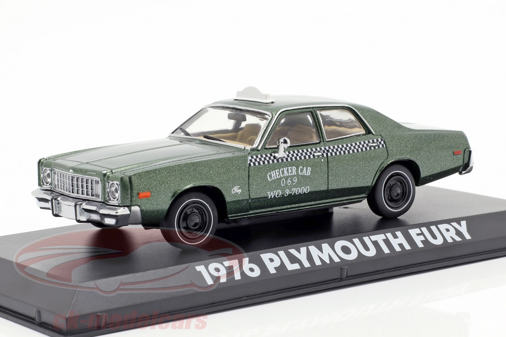 Greenlight 1 43 Plymouth Fury Checker Cab 1976 Film Beverly Hills Cop 1984 86566 Model Auto 86566 819725027922