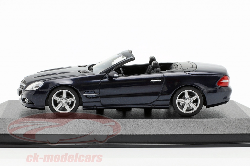 Minichamps 1:43 Mercedes-Benz SL-Class  R230  Année De Construction 2008 Bleu Fonce Metallique 940037531