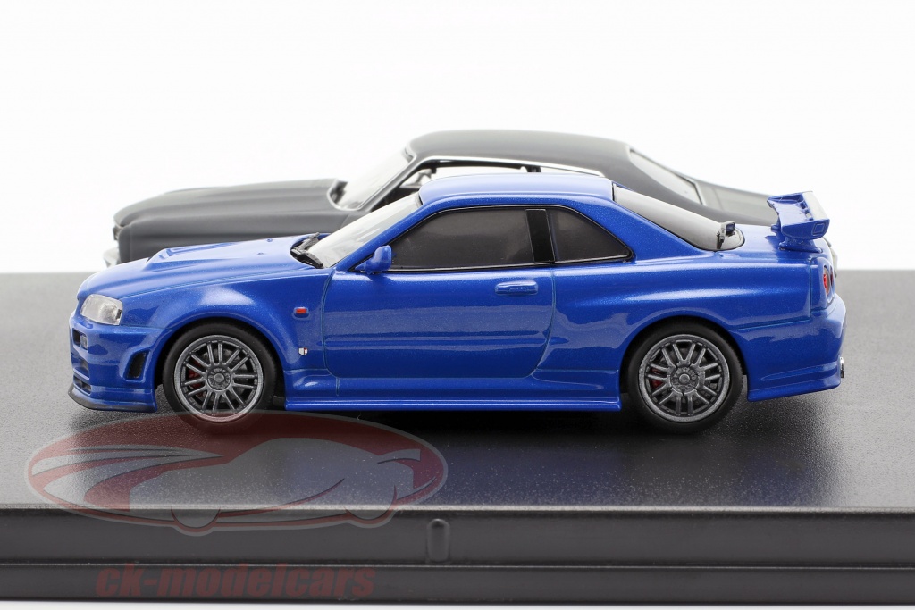 Modelo de carro Nissan Skyline GT-R 2002 Fast & Furious 19 cm Jada