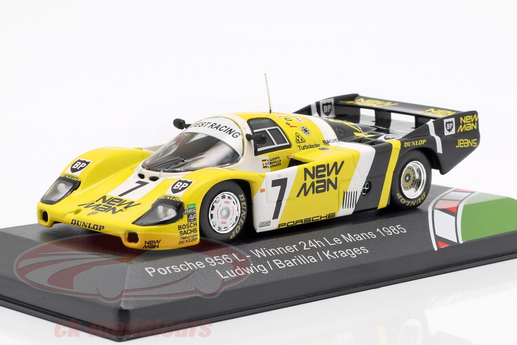 Miniature Quartzo 1/43 Porsche 956 Short Tail – Norisring 1985 – Ludwig – D&W Winner