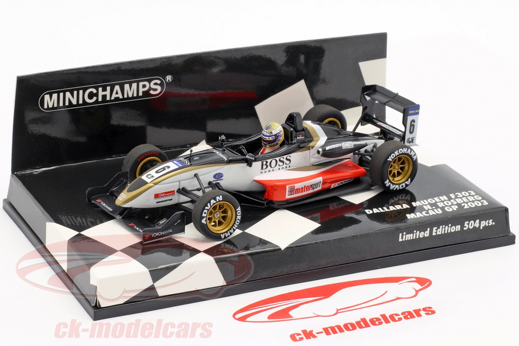 Dallara Mugen F302 Hamilton Macau GP 2003 Minichamps 1/43