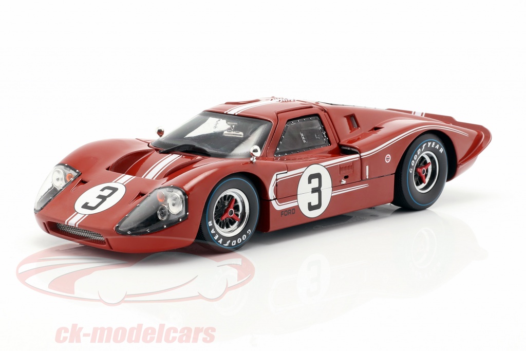 Ford GT40 MK IV #3 24h LeMans 1967 Andretti, Bianchi 1:18 ShelbyCollectibles