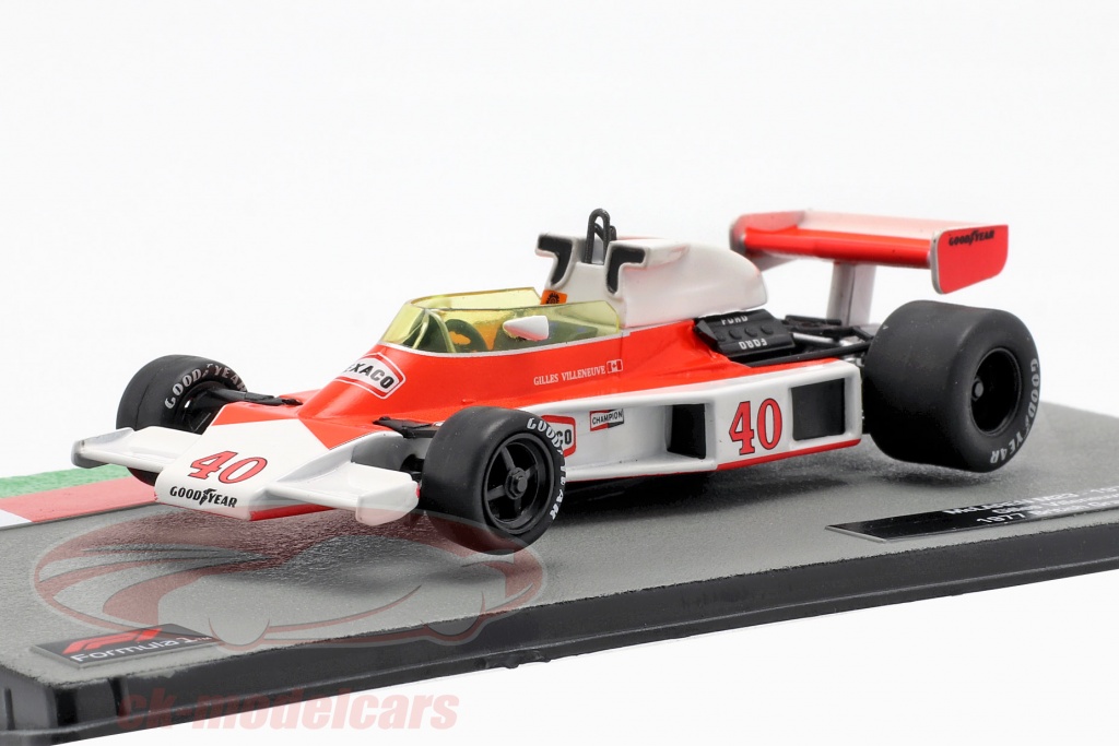 Gilles Villeneuve  McLaren M23 1977 Deagostini Diecast 1:43 F1 Scale Model 