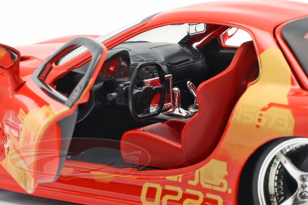 Julius Rx7 Jadatoys 1:24 Orange Julius' Mazda RX-7 1995 film 2 Fast 2 Furious ...