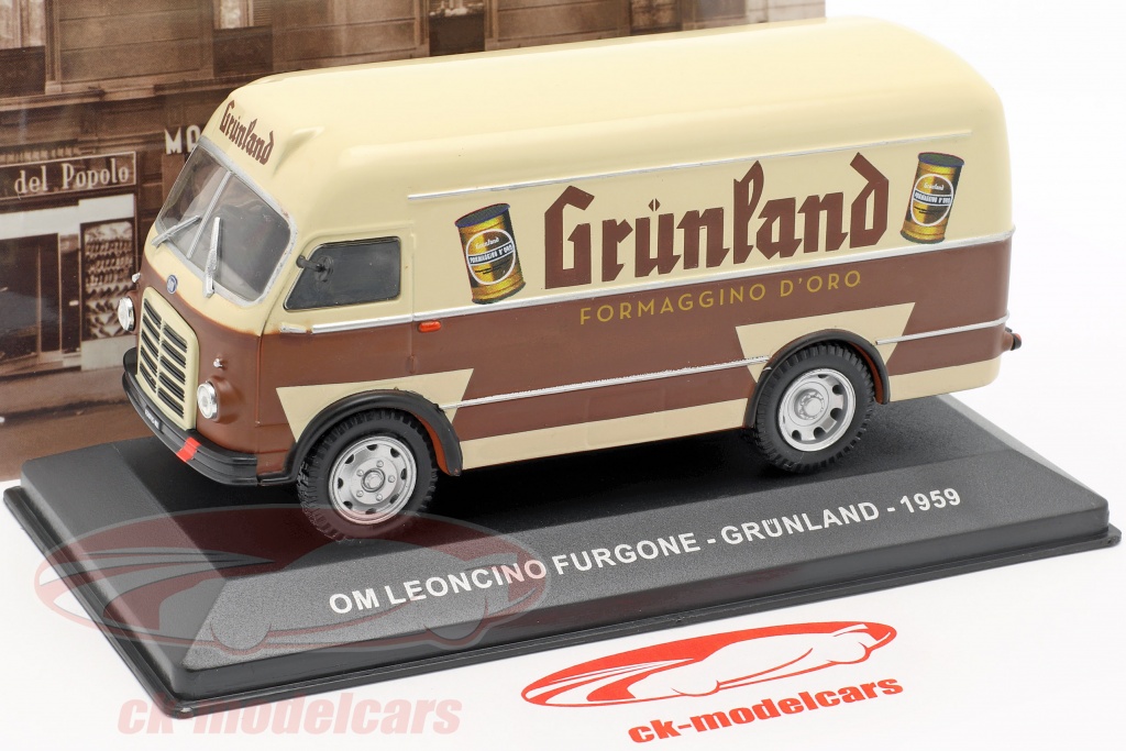 GRÜNLAND 1959 OM LEONCINO FURGONE VCE6 1/43 IXO Commerciale Epoque 