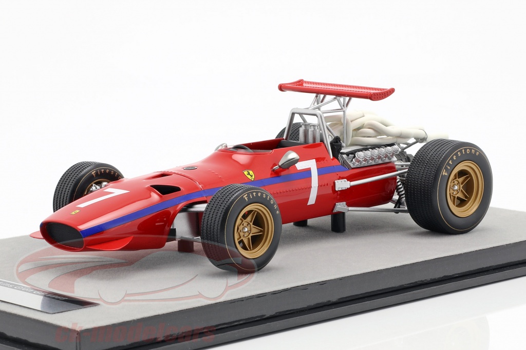 Derek Bell Ferrari 312 F1/68 #7 United States GP formula 1 1968 1:18 Tecnomodel