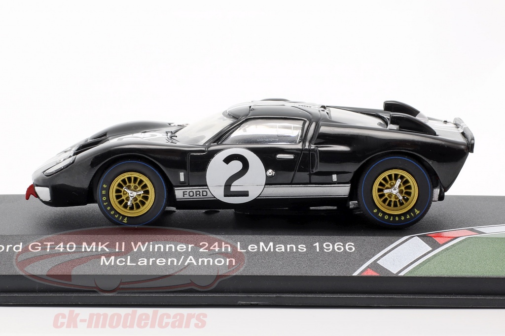 1:43 Ixo ford gt40 MK II Winner 24 H Le Mans McLaren/Amon 1966 